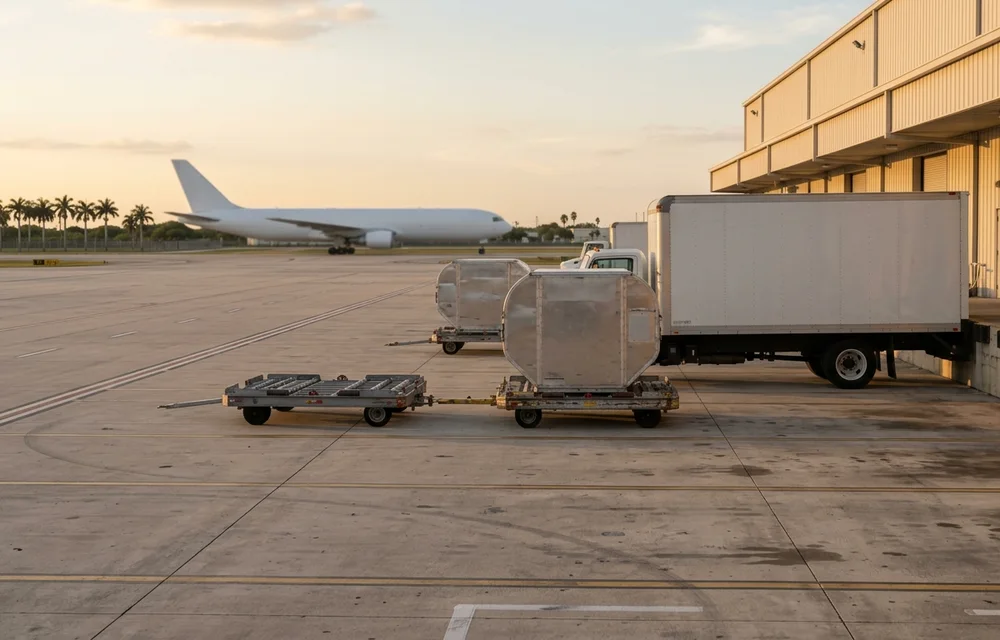 Entregas al aeropuerto con certificación TSA: E.B. Transportation Service