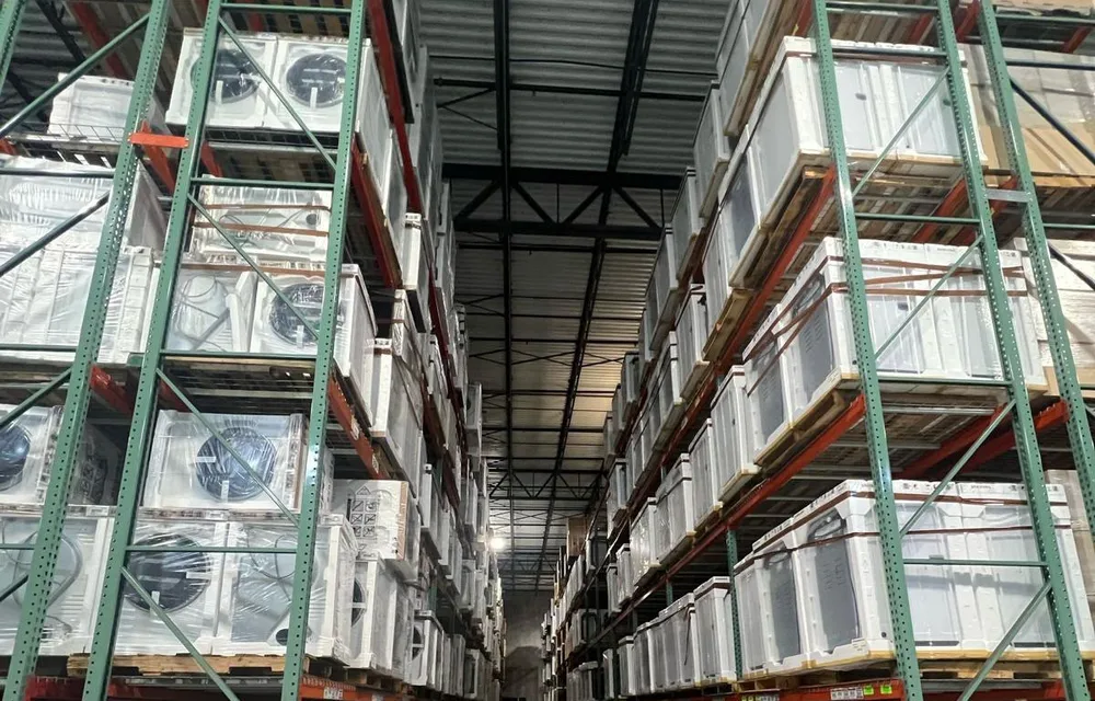 Pallet storage: E.B. Transportation Service