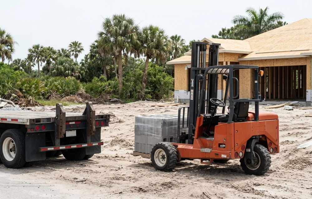 Piggyback delivery: E.B. Transportation Service